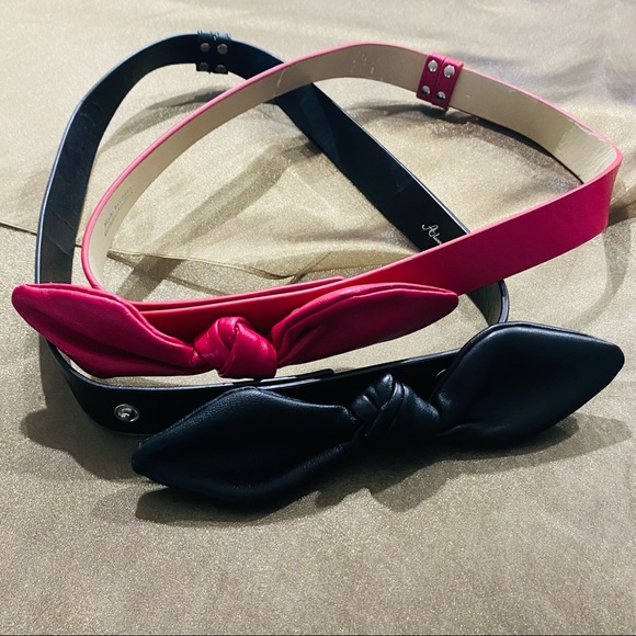 Alannah Hill Accessories - ALANNAH HILL 2 x waist leather belts